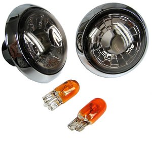 Range Rover L322 Side Repeaters - Smoked with Chrome Surround ( pair ) Preview